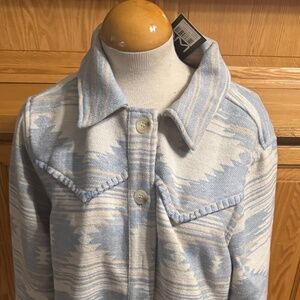 Whiskey Ranch XL Ladies Aztec Shirt Jacket Superior Quality Ranch Tested